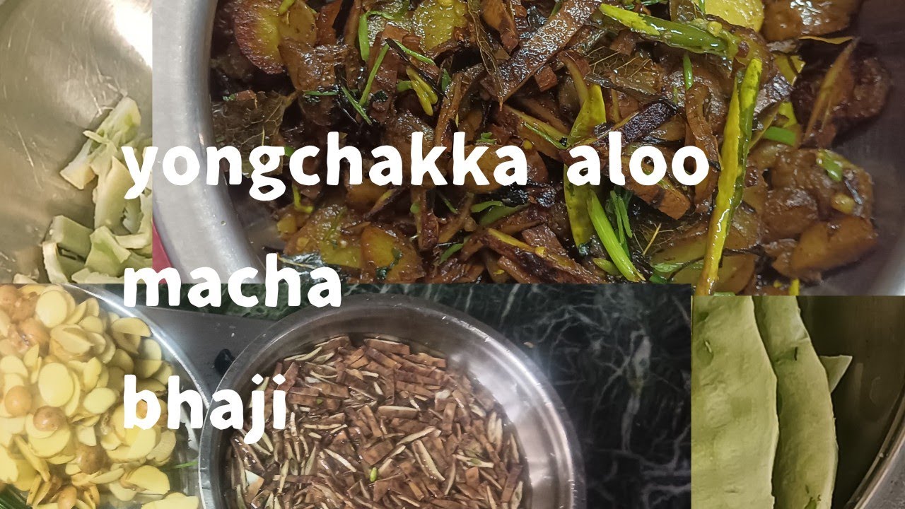 Yongchak anouba khotlaga aloo machaga Maroi Likhna Angouba Meiteigi Recipee