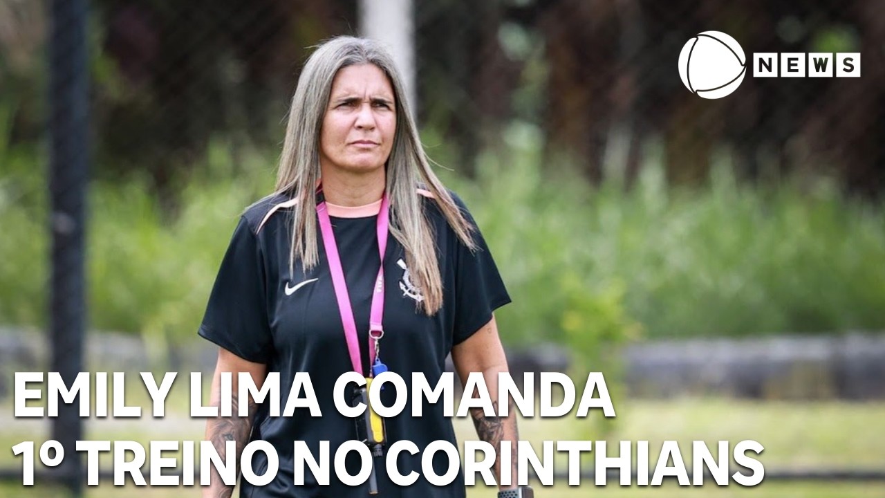 Emily Lima comanda primeiro treino no Corinthians