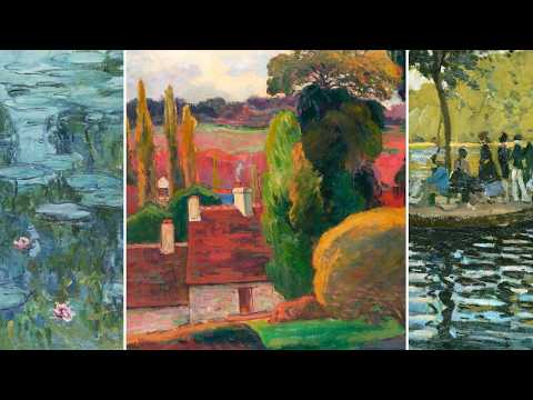 Masterpieces TV — Silent Art Gallery · August 4 Morning | Gauguin · A Farm in Brittany & others