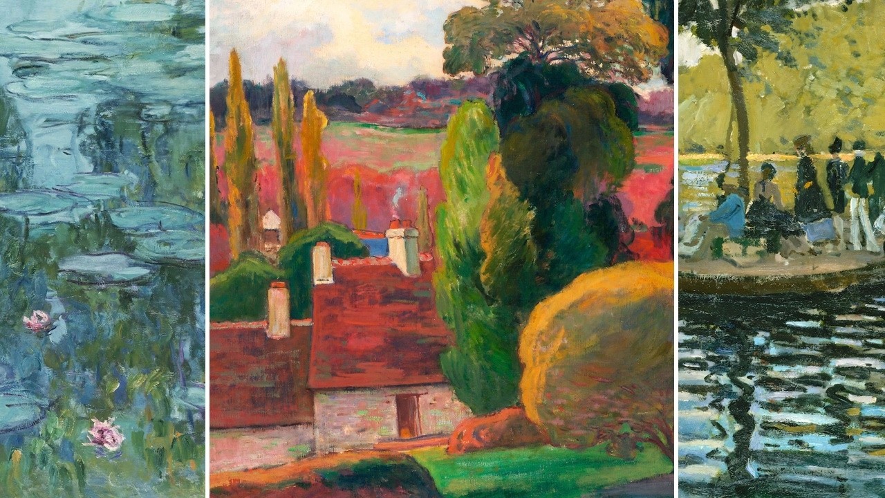 Masterpieces TV — Silent Art Gallery · August 4 Morning | Gauguin · A Farm in Brittany & others