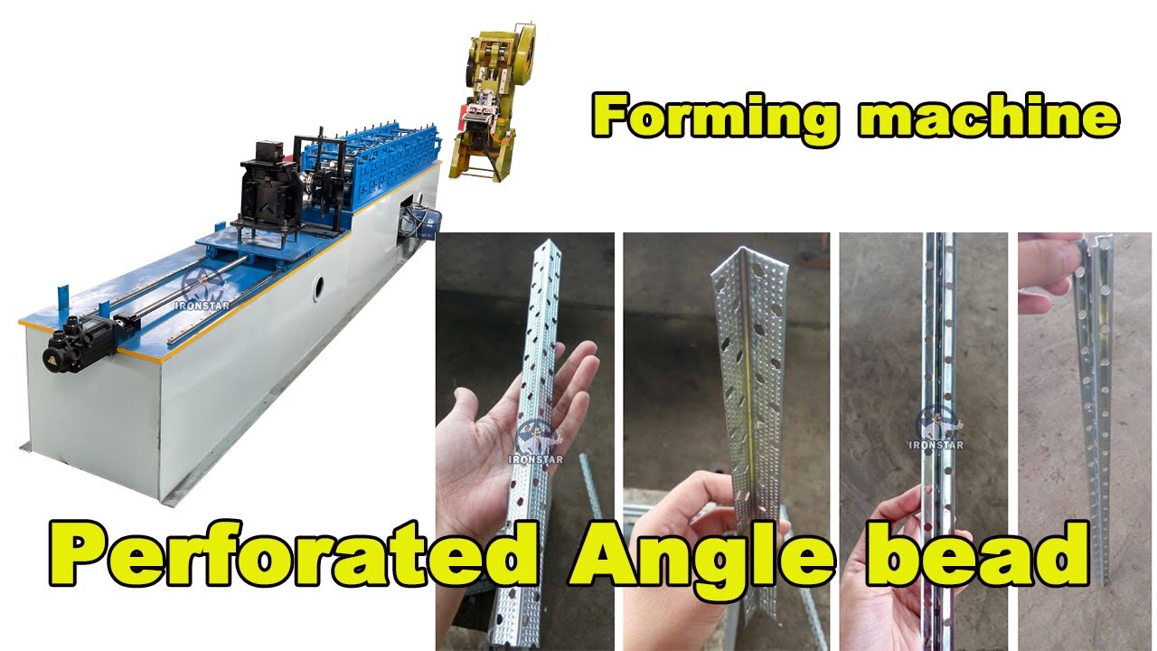 Perforated angel bead machine Corner bead machine angle bar machine