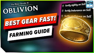 How To Get THE BEST Weapons, Armor & Rings FAST in Oblivion Remastered!