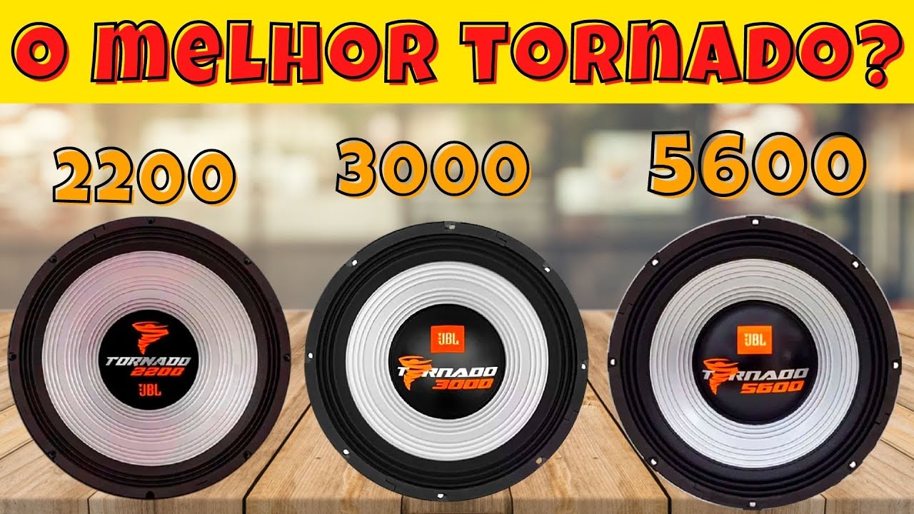O MELHOR TORNADO 2200 3000 OU 5600 QUAL ESCOLHER ? tornado 2200 jbl tocando muito forte! #automotivo
