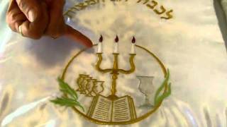 Passover Matzah Cover and Afikomen Bag Set