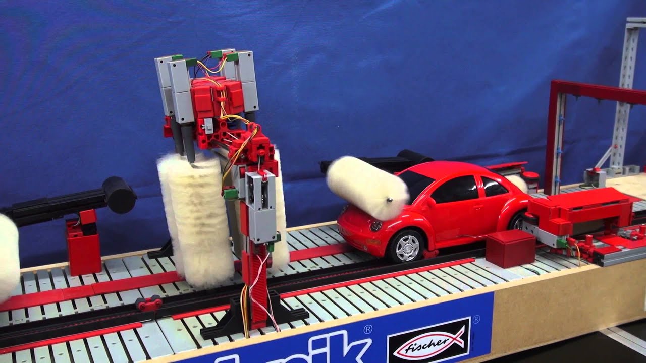 What Rhymes With Car >> fischertechnik Waschstrasse - YouTube What Rhymes With Car >> fischertechnik Waschstrasse - YouTube