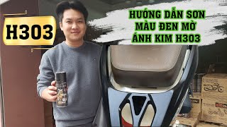 H303 Samurai/ Hướng dẫn sơn cảng màu đen mờ