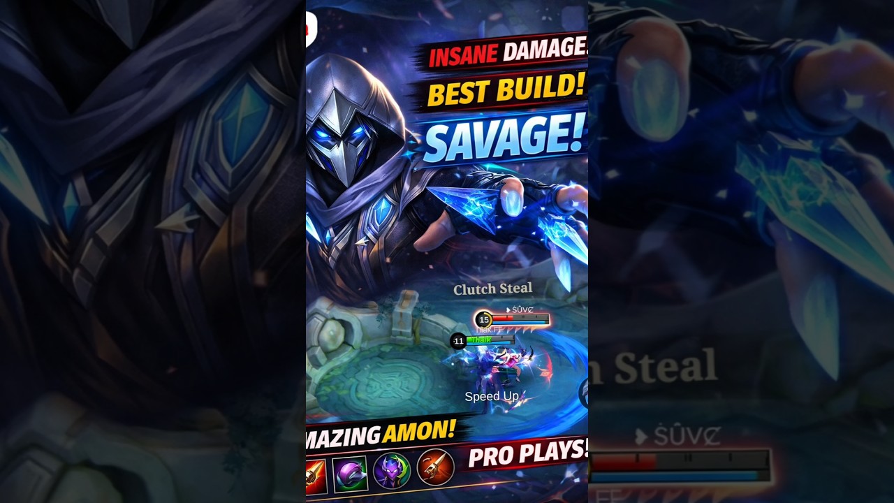 Aamon Clutch Steal 😱 Savage Moment | Mobile Legends 