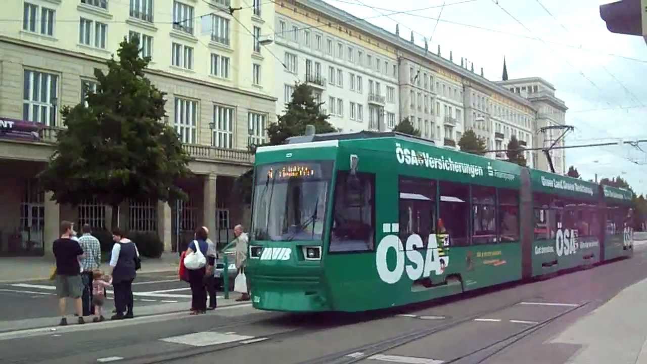 Trams in Magdeburg, Germany (including night shots) NGT8D
