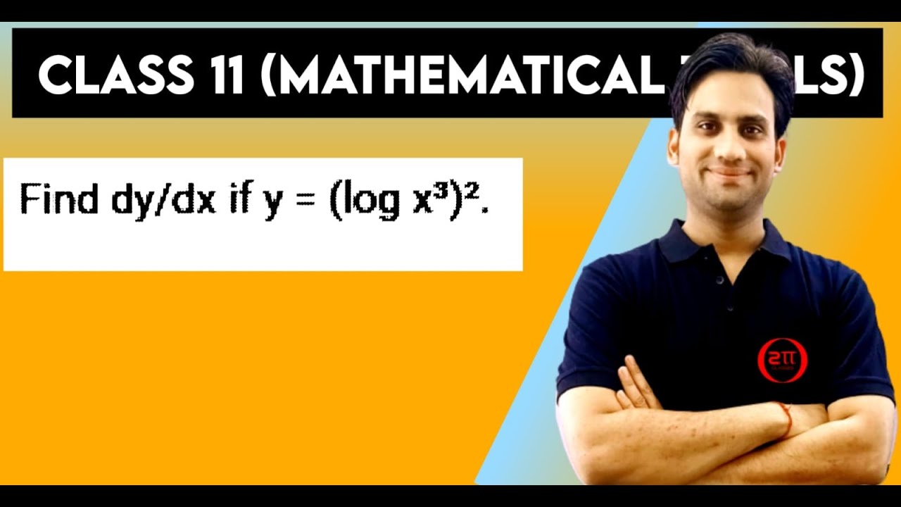 Find dy/dx if y = (log x³)². - YouTube