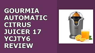 Gourmia Automatic Citrus Juicer - 17 oz Capacity, One-Touch Operation - Honest Overview 🤯