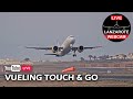 Vueling Airbus  TOUCH and GO at Lanzarote Airport