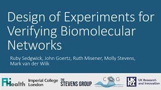 Ruby Sedgwick: Design of Experiments for Verifying Biomolecular Networks