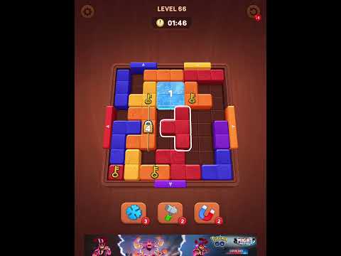Wood Away Block Puzzle Level 66 Walkthrough #games #gaming #blockpuzzlegame