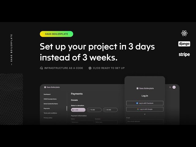 SaaS Boilerplate - Demo Video