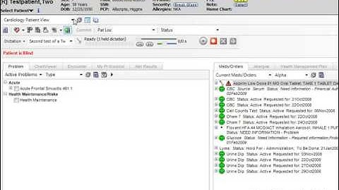 Allscripts Enterprise Clinical Desktop