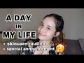 A DAY IN MY LIFE (+ skincare routine + special announcement) | Kristel Fulgar