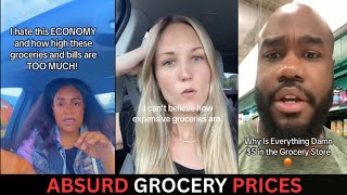 Americans Can’t Afford Groceries in 2025! 😱💸Viral TikTok Reactions to Grocery Prices