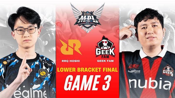 RRQ HOSHI vs GEEK FAM GAME 3 LOWER BRACKET FINAL | MPL ID S15 Playoffs Day 4 RRQ vs GEEK