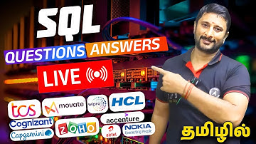 SQL Interview Questions and Answers in Tamil  #sql #interviewquestions #oracle #mysql