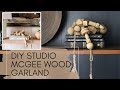 Diy studio mcgee wood bead garland