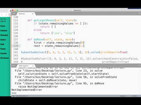 recursion part2 subsetSum part2