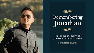 Remembering the life of JONATHAN ABCEDE