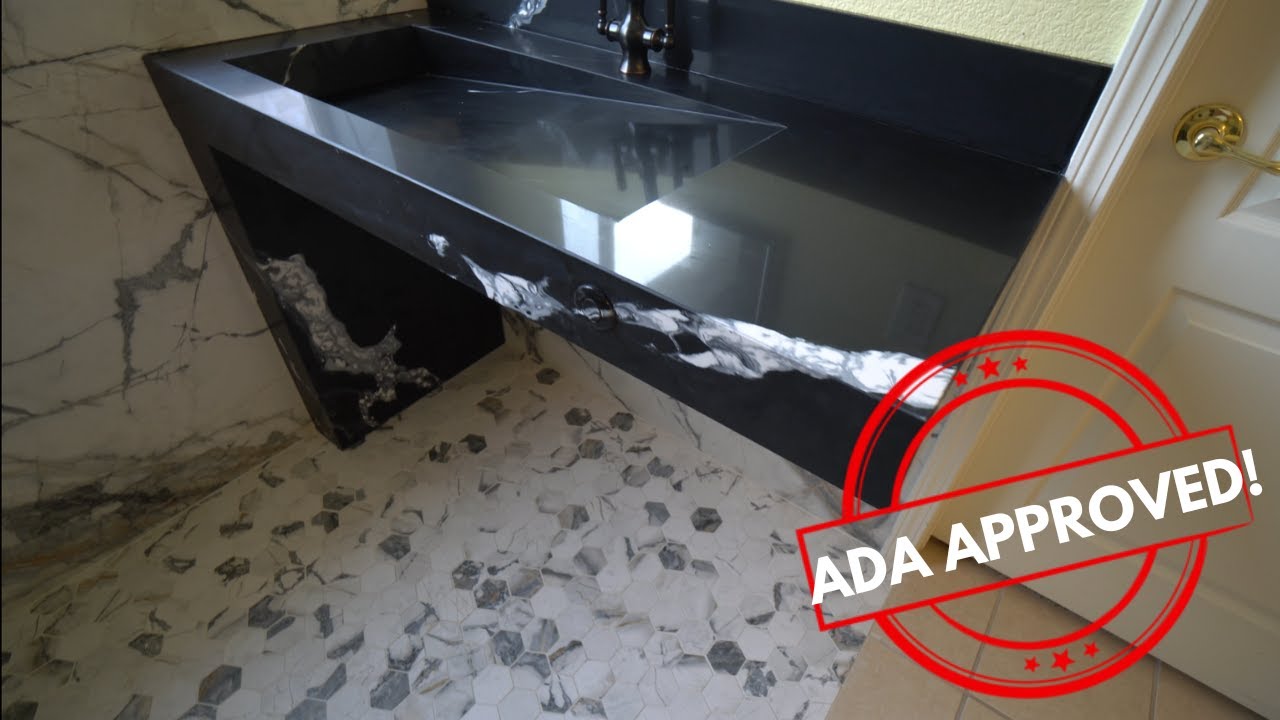 BATHROOM MAKEOVER 2023 - CUSTOM VANITY - ADA APPROVED