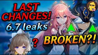 YAE MIKO and CYNO... BROKEN? | GENSHIN 6.7 v4 LEAKS!