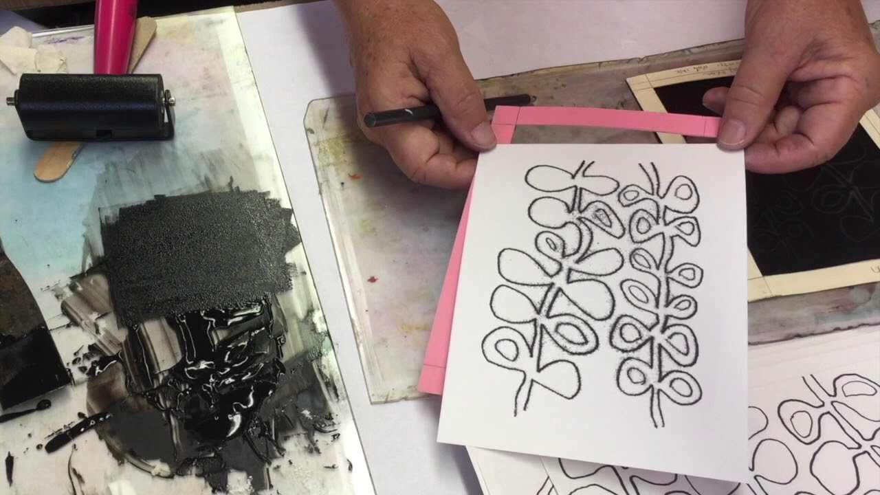 Block Printing with Acrylic Paint