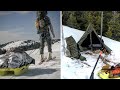 Bivouac Bushcraft solo | Pulka & ski de rando