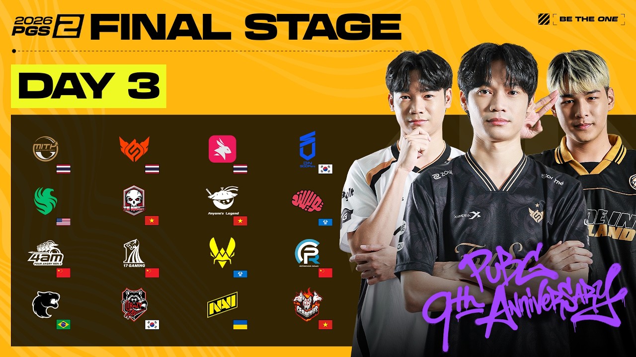 🔴LIVE สด! 𝐏𝐔𝐁𝐆 𝐆𝐋𝐎𝐁𝐀𝐋 SERIES 𝟐𝟎𝟐6 CIRCUIT 1 SERIES 2 | FINAL STAGE วันที่ 3