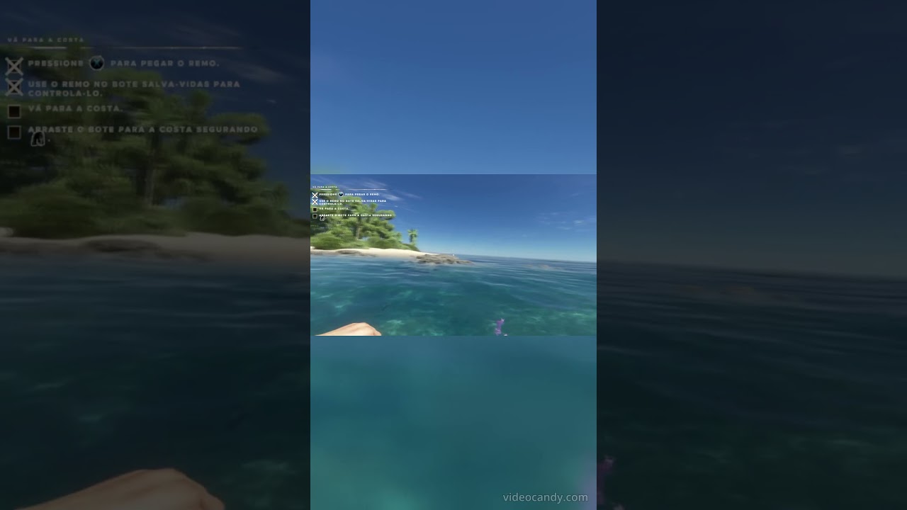STRANDED DEEP esse jogo é lindo de mais !! 