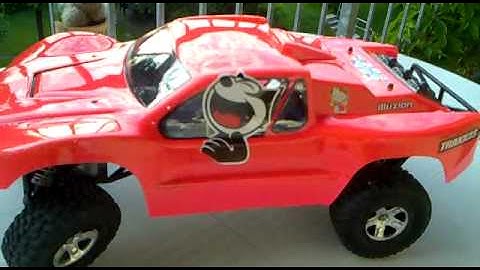 CUSTOM PAINTED BODY TRAXXAS SLASH in Pink!