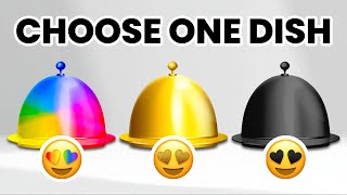 Choose One Dish! Rainbow, Gold or Black 🌈⭐️🖤