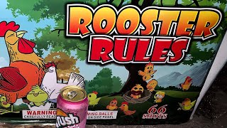 Rooster Rules 66 Shot Firework Cake