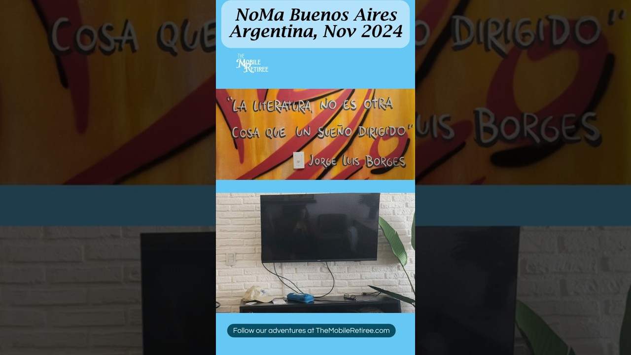 South America Travel Guide 15 NoMa Buenos Aires - Our home for one month #retirementtravel