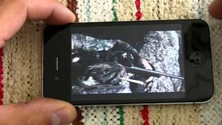 iPhone4 with ViewRanger GPS mapping software screenshot 4
