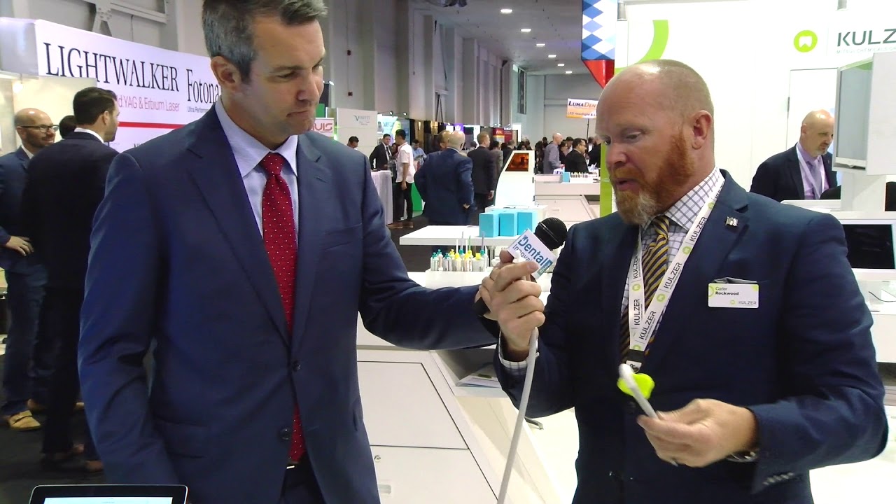 Carter Rockwood With Kulzer Dental Talks About Ivory Relief At Dental Show