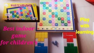 How to play mastermaths game/ indoor game for children's/ a strategy game for 2 to 4 player's screenshot 4