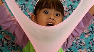 CARA MEMBUAT PUDING STRAWBERRY SLIME ♡ DIY HOW TO MAKE PUDDING STRAWBERRY SLIME ♡ Qisya Adelia Zahra