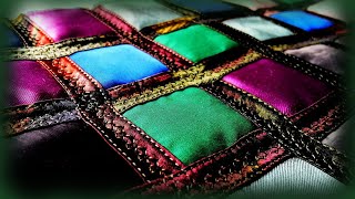 картинка: АППЛИКАЦИЯ И СТЕЖКА ОБЫЧНОЙ ЛАПКОЙ, ПРЯМОЙ СТРОЧКОЙ