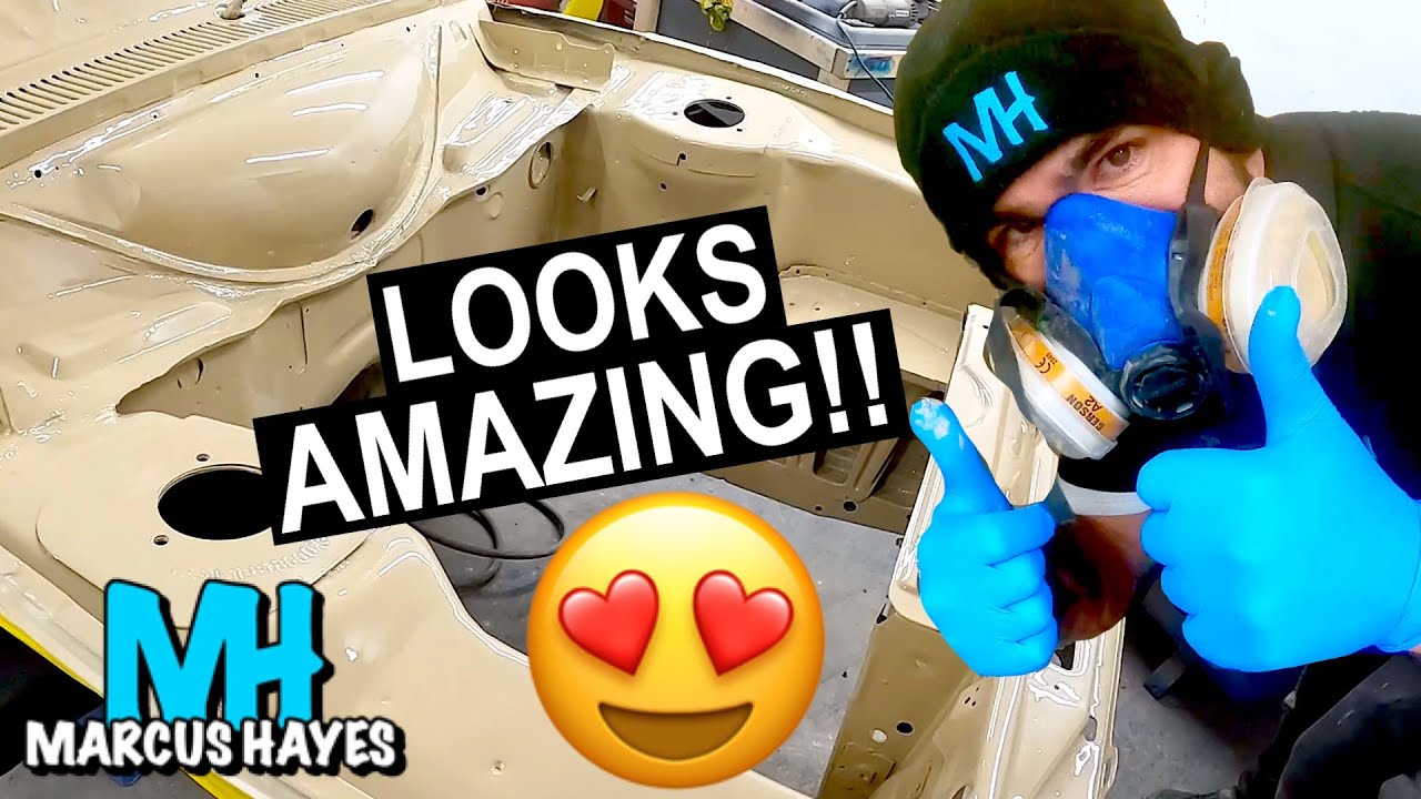 PART 2 - FIRST TIME Painting with a spray gun! **AMAZING RESULTS