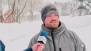 Rhinelander residents react to winter storm