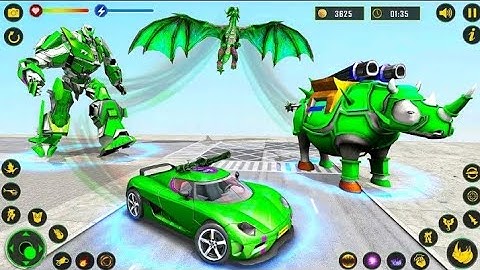 Rhino Robot Game - Android Gameplay