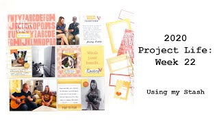 2020 Project Life: Week 22