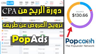 الحلقة 10 : ترويج عروض الـ CPA عن طريق البوب أدز | PopAds Marketing