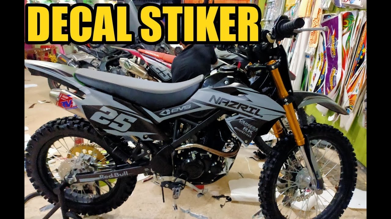 CRF vs KLX bf stiker Decal Doff