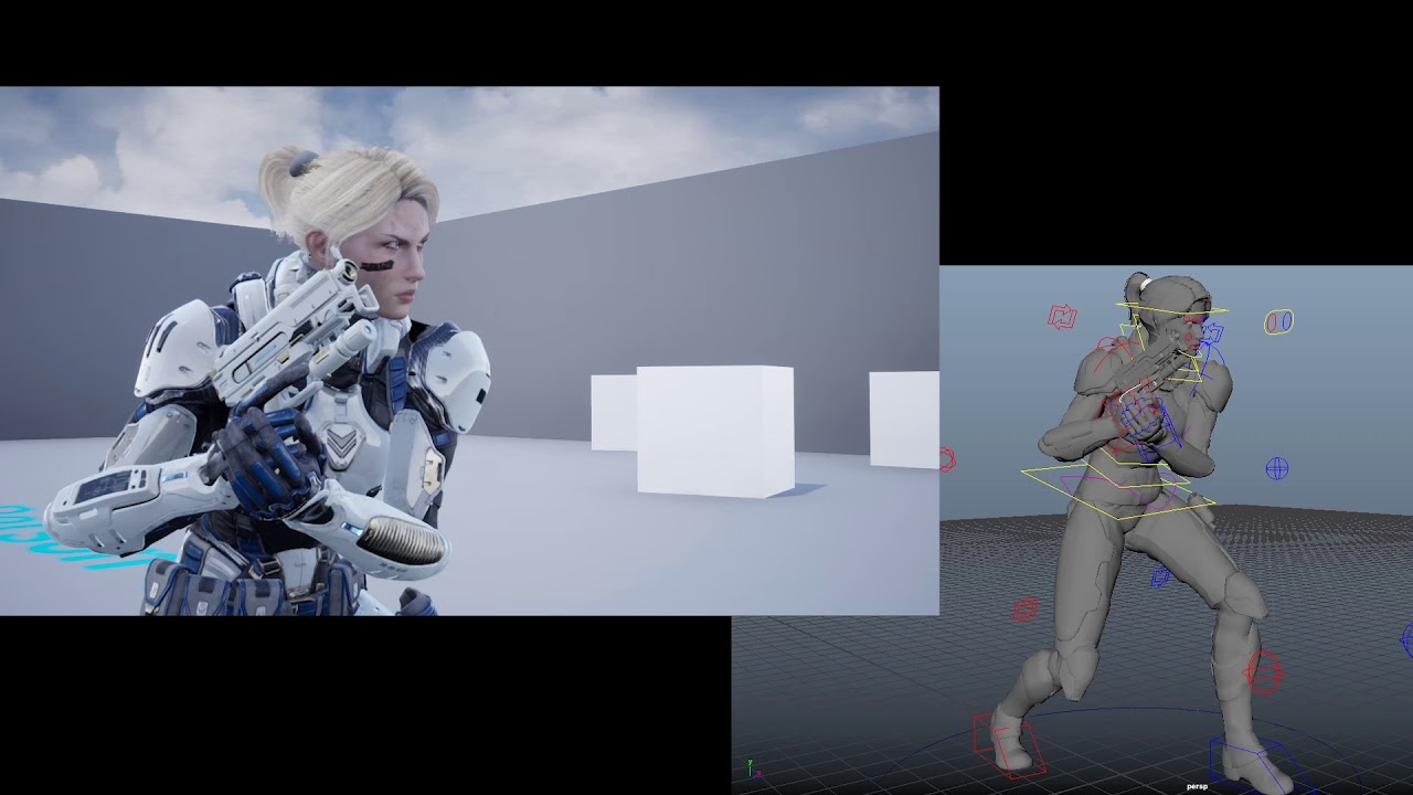 Lt. Belica - UE4 Animation - Custom Rig