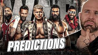Download Lagu My WWE Survivor Series 2025 War Games PREDICTIONS MP3