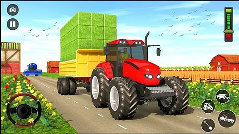 Top 5 tractor driving farming simulator game for android | best tractor driving farming simulator
